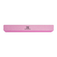 Шлифовщик для маникюра TNL широкий 80/150 розовый в индивидуальной упаковке