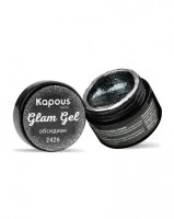 Гель - краска Kapous Nails Glam Gel обсидиан, 5мл