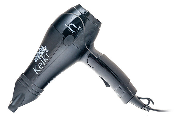Профессиональный фен для волос Harizma компактный Keiki 1000 Вт складной черный