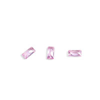 Кристаллы для объемной инкрустации на ногтях TNL багет №2 розовый, 10шт/уп