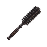 Брашинг продувной для волос Melon Pro облегченная деревянная ручка натуральная щетина, 26мм