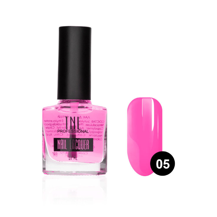 Краска TNL для акварельной техники дизайна ногтей Aqua Illusion №05 розовая, 10мл