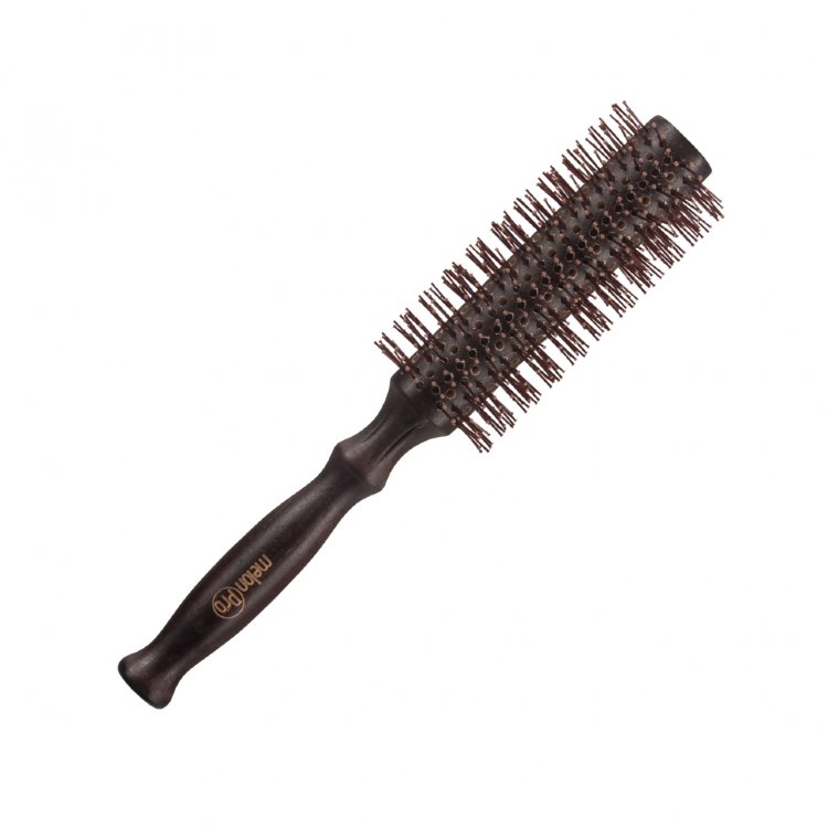 Брашинг продувной для волос Melon Pro облегченная деревянная ручка штифты, 26мм