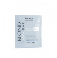 Обесцвечивающая пудра для волос Kapous Blond Bar с защитным комплексом 9+, 30гр 