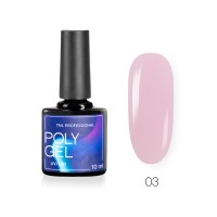 Жидкий акрил - гель TNL Poly Gel №03 розовый кварц, 10мл