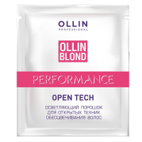 Осветляющий порошок OLLIN Performance для открытых техник обесцвечивания волос, 30мл 