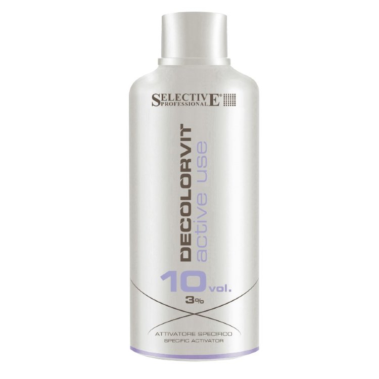 Окисляющая эмульсия - активатор 3% Selective DECOLORVIT ACTIVE USE для окрашивания волос, 750мл