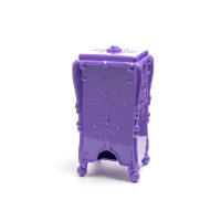 Пластиковый контейнер маникюрный TNL для безворсовых салфеток фиолетовый