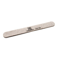 Пилка для ногтей TNL Тонкая 100/100 улучшенное качество коричневая в индивидуальной упаковке