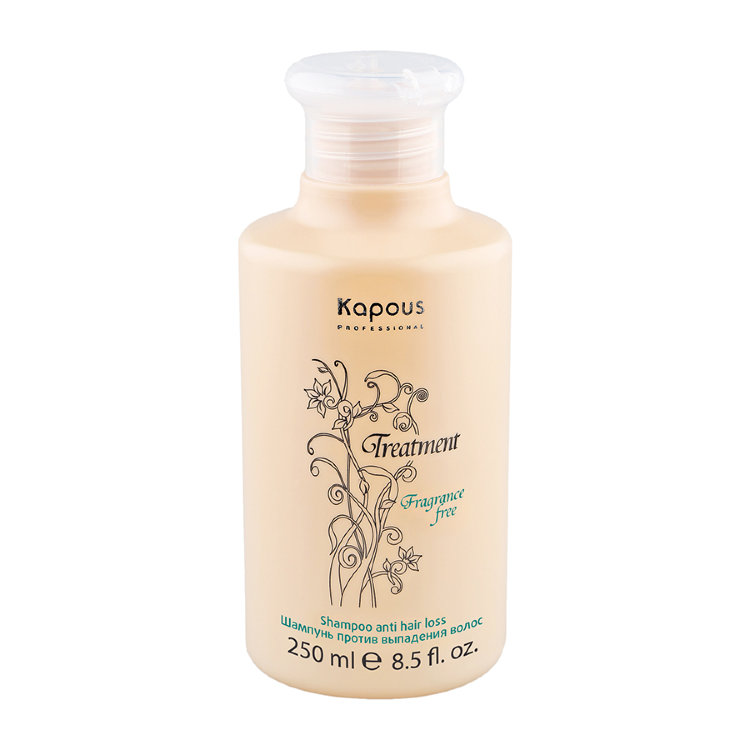 Шампунь для волос Kapous Fragrance free Treatment против выпадения, 250мл