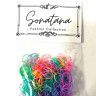 Силиконовые резинки для волос Sonatana Fashion Collection мини цветные