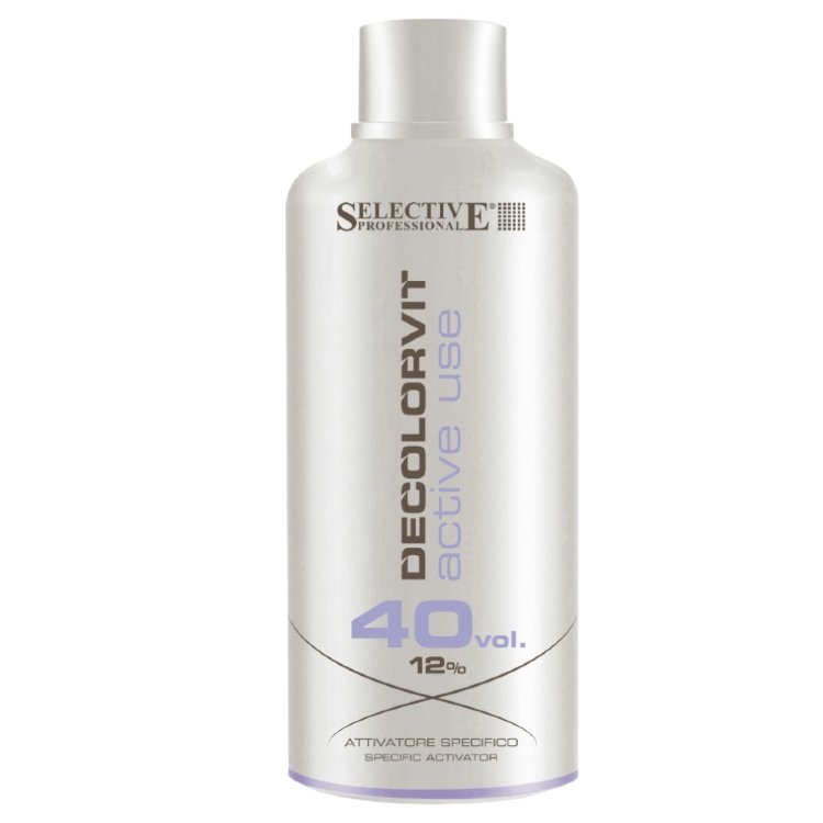 Окисляющая эмульсия - активатор 12% Selective DECOLORVIT ACTIVE USE для окрашивания волос, 750мл