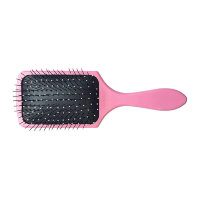Щетка для волос Melon Pro массажная прямоугольная непродуваемая розовая