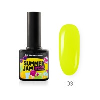 Гель - лак TNL Neon Summer Jam №03 неоновый лимонный, 10мл