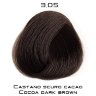 Крем - краска для волос 3-05 Selective COLOREVO темно-каштановый Какао, 100мл
