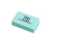 Баф для ногтей TNL medium бирюзовый в индивидуальной упаковке