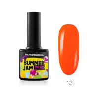 Гель - лак TNL Neon Summer Jam №13 неоновый оранжевый, 10мл