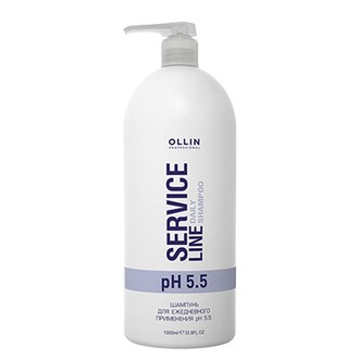 Шампунь для волос OLLIN Service Line для ежедневного применения pH 5.5, 1000мл