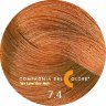 Стойкий краситель для волос 7-4 Compagnia Del Colore (CDC) Средне-русый медный, 100мл