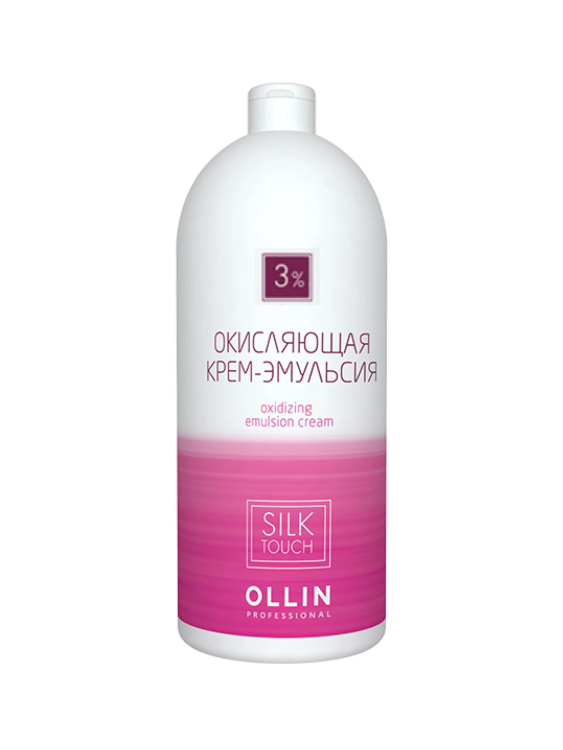 Окисляющая крем - эмульсия 3% OLLIN Silk Touch для безаммиачного окрашивания, 1000мл