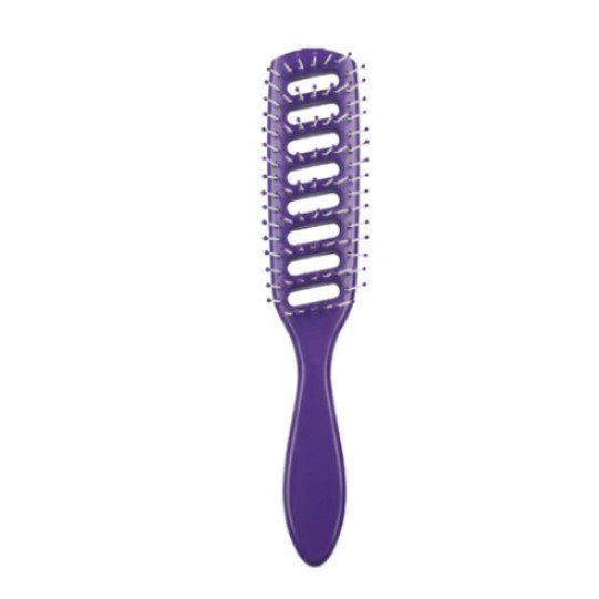 Щетка для укладки волос Melon Pro вентиляционная 7 рядов фиолетовая