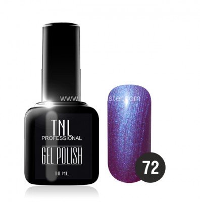 Гель-лак "TNL" №72 темно-фиолетовый 10 мл.