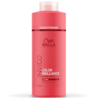 Бальзам - уход Wella INVIGO COLOR BRILLIANCE для защиты цвета окрашенных жестких волос, 1000мл