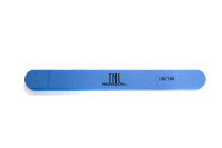 Шлифовщик для маникюра TNL узкий 100/180 голубой в индивидуальной упаковке
