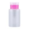 Дозатор для жидкостей TNL пластиковый розовый ободок, 160мл