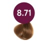 Масляный краситель для волос 8.71 OLLIN MEGAPOLIS безаммиачный светло-русый коричнево-пепельный, 50мл