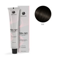 Крем - краска для волос 3.0 ADRICOCO Miss Adri темный коричневый, 100мл