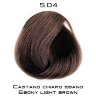 Крем - краска для волос 5-04 Selective COLOREVO светло-каштановый Эбеновое дерево, 100мл