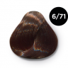 Перманентная крем - краска для волос 6.71 OLLIN COLOR Темно-русый коричнево-пепельный, 100мл