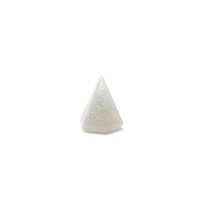 Спонж для макияжа TNL Blender силиконовый пирамида серебро малый в пластиковой упаковке