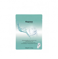 Тканевая маска для лица и шеи Kapous Face Care увлажняющая с Гиалуроновой кислотой, 38г