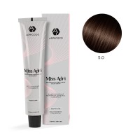 Крем - краска для волос 5.0 ADRICOCO Miss Adri светлый коричневый, 100мл