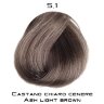 Крем - краска для волос 5-1 Selective COLOREVO светло-каштановый пепельный, 100мл