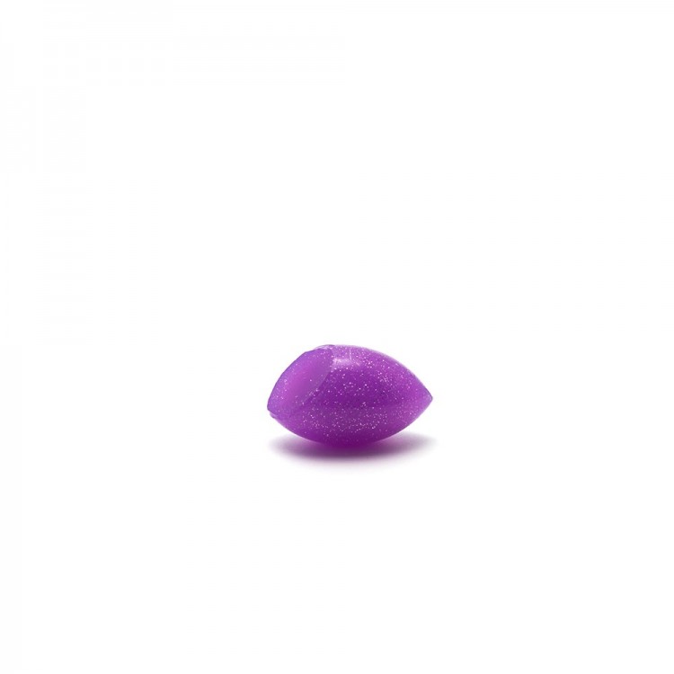Спонж - яйцо для макияжа TNL  Blender силиконовый скошенный фиолетовый малый в пластиковой упаковке