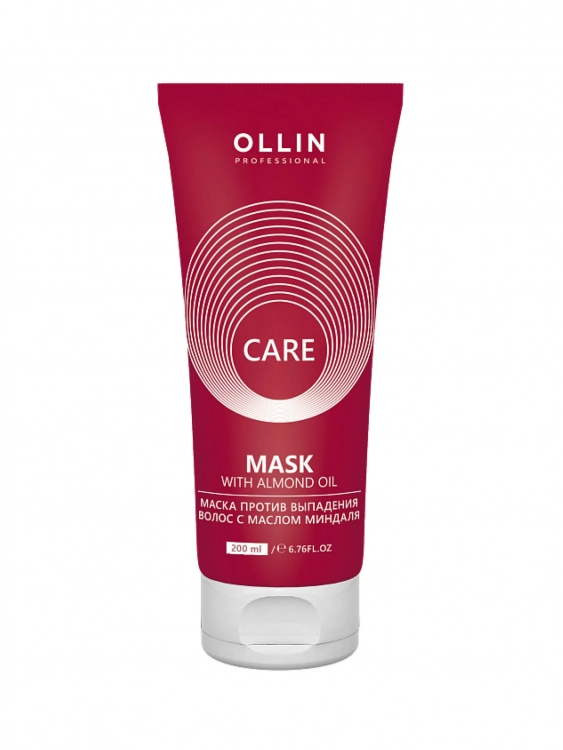 Маска для волос OLLIN Care с маслом миндаля против выпадения, 200мл