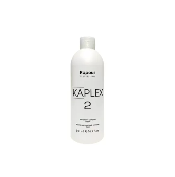 Крем Kapous KaPlex2 для глубокого восстановления после обесцвечивания, окрашивания, выпрямления и перманентной завивки, 500мл