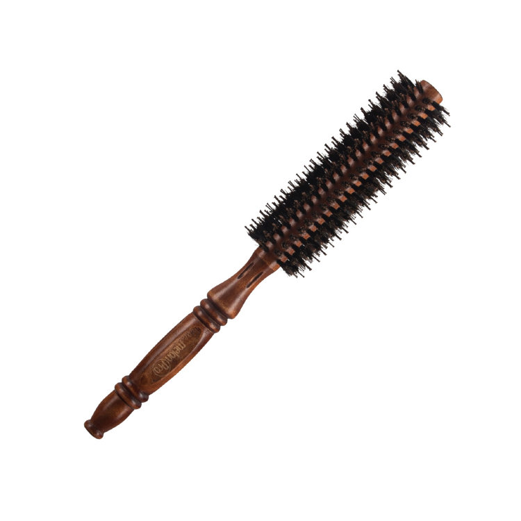 Брашинг для волос Melon Pro облегченная эвкалиптовая ручка комбинированная щетина, 16мм