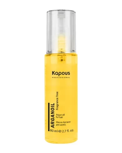 Масло арганы для волос Kapous Fragrance free Arganoil питательное, 80мл