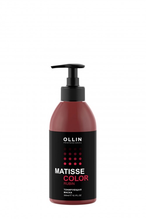 Маска тонирующая для волос OLLIN Matisse Color Rubin Рубин, 300мл