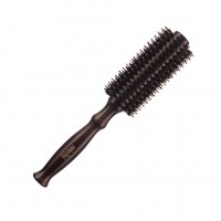 Брашинг для волос Melon Pro облегченная деревянная ручка штифты + натуральная щетина, 22мм