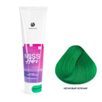 Пигмент прямого действия для волос ADRICOCO Miss Adri без окислителя неоновый зелёный, 100мл
