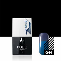 Гель-лак для ногтей POLE Термо эффект №11 Индиго и голубой 8мл.