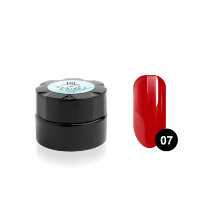 Гель - краска для дизайна ногтей TNL для тонких линий Voile №07 красная, 6мл