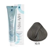 Крем - краска для волос 10.11 ADRICOCO Miss Adri Brazilian Elixir Ammonia free платиновый блонд пепельный интенсивный, 100мл