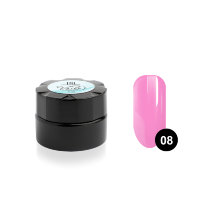 Гель - краска для дизайна ногтей TNL для тонких линий Voile №08 ярко-розовая, 6мл