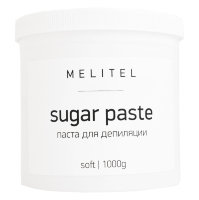 Сахарная паста для шугаринга Melitel в банке мягкая, 1000гр